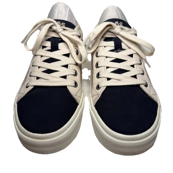 Taos Plim Soul Lux Sneaker Round Toe LaceUp Colorblock Black Tan Multi PLS-13644 - Picture 6 of 9